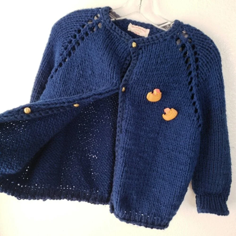 Vintage hand knitted